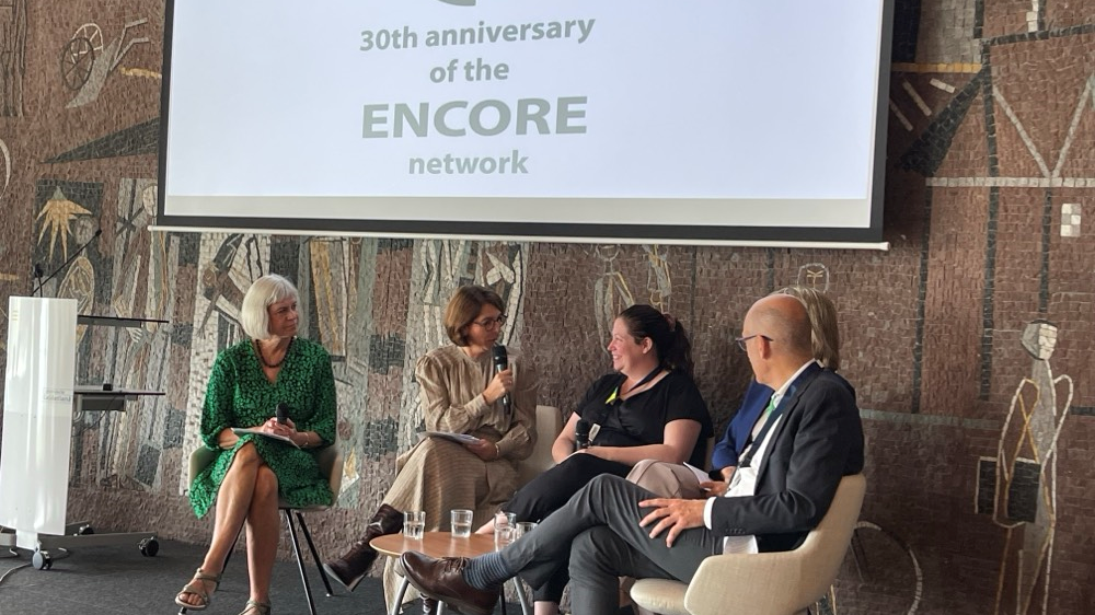 Panel på konferensen ENCORE