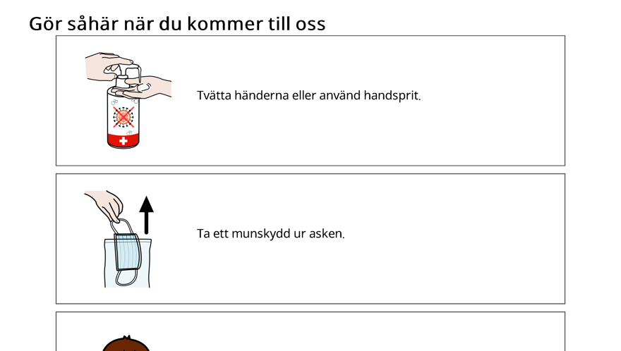 En bild på ett bildstöd