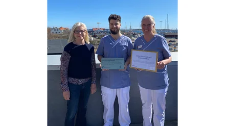 Inger Hansson, FoU primär och nära vård Göteborg och Södra Bohuslän samt Maria Palm och Matteus Zywczyk, Närhälsan Öckerö vårdcentral.