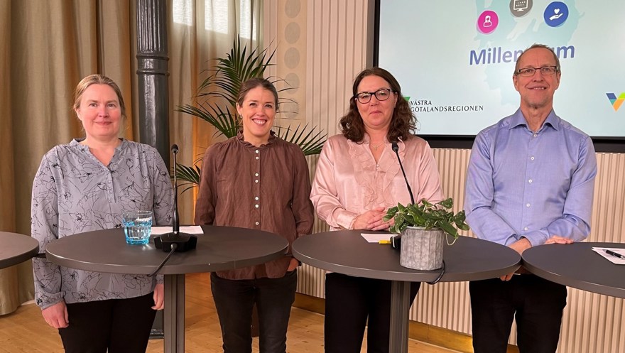 Deltagarna i Forum FVM Millennium med tema bättre vård och beslutsstöd, mars 2022.