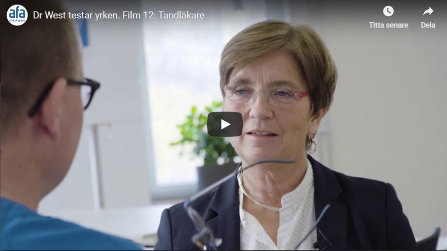 Skärmklipp film: DR West testar yrken