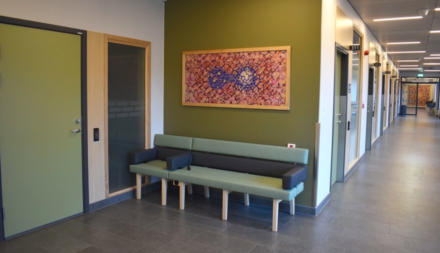 Korridor vid mottagningsrum