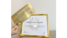 Exempel på den skylt och diplom som delas ut vid våra besök under USVE-turnén