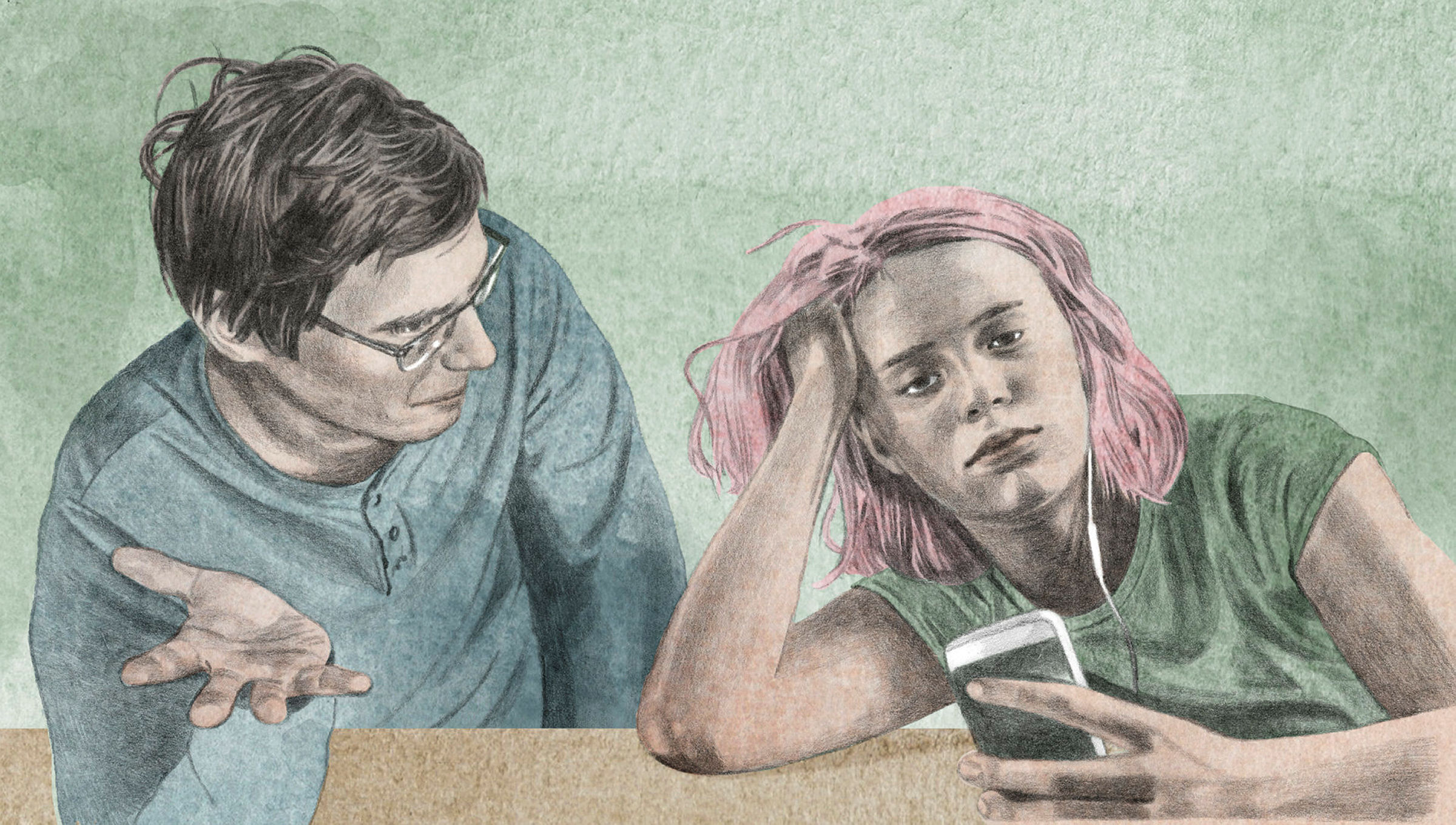 Illustration till verksamhetens föräldrautbildning Föräldraskap i vardagen.