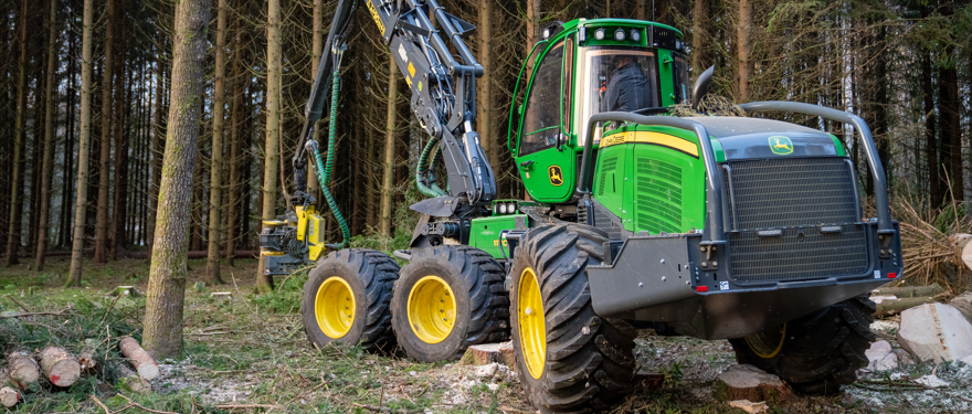 Green forest machine