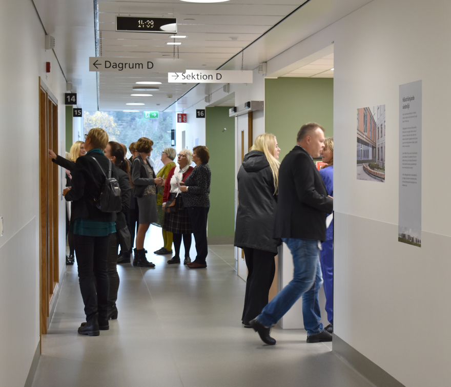 Rundvandring på avdelningen.