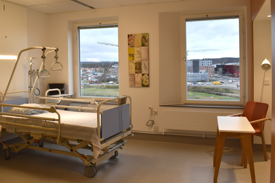 Ett av vårdrummen inom temat "staden".