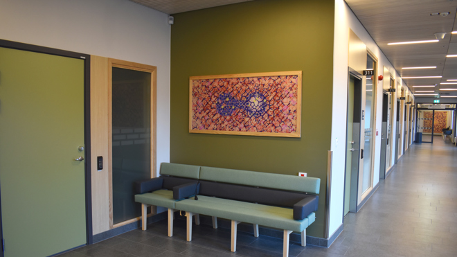 Korridor vid mottagningsrum