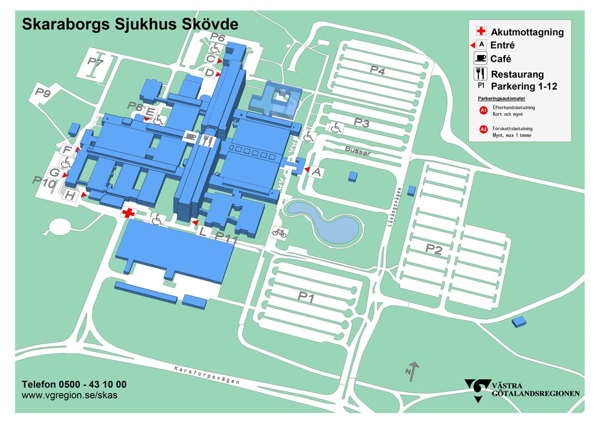Karta och parkering - Skaraborgs Sjukhus