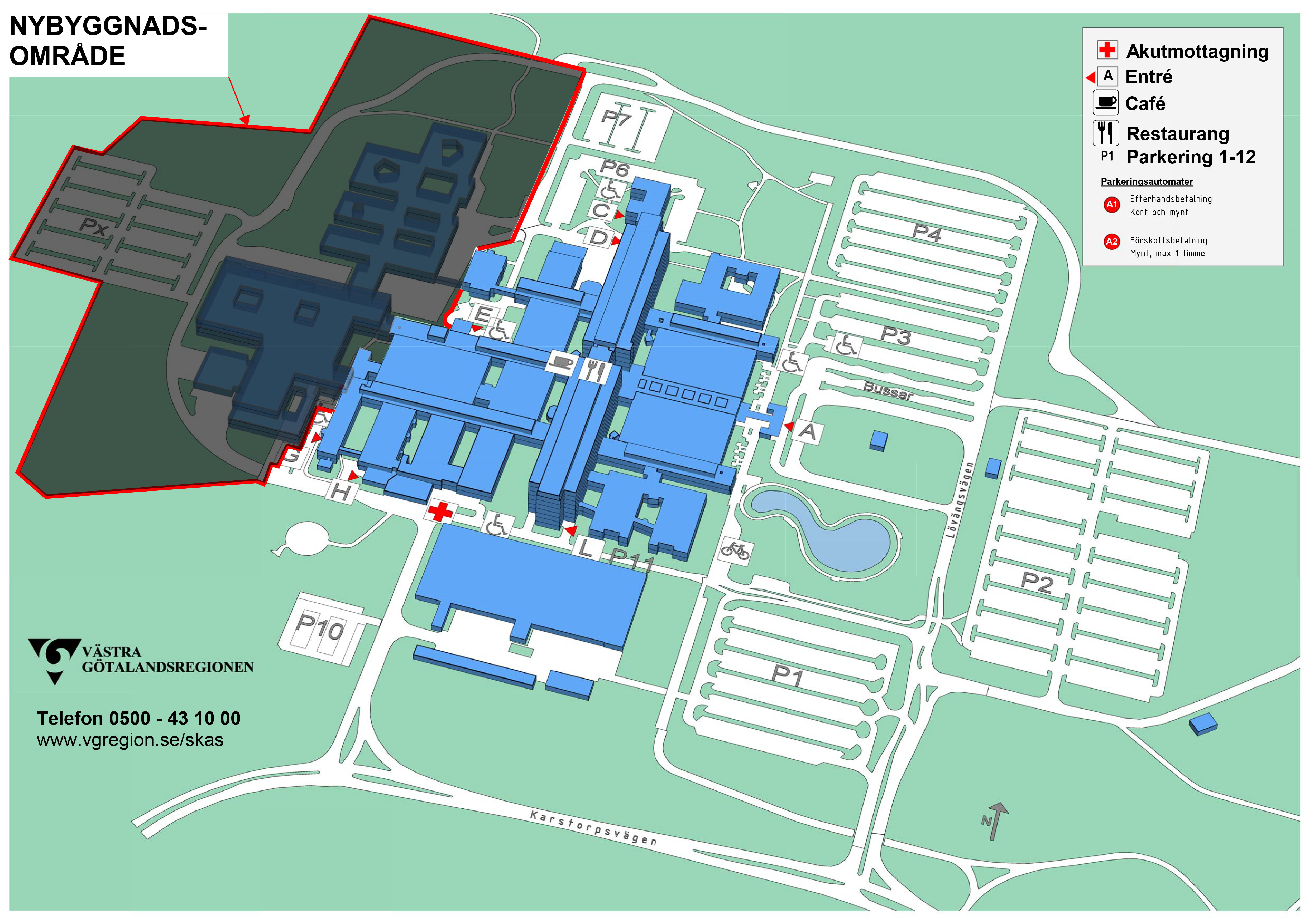 Karta och parkering - Skaraborgs Sjukhus