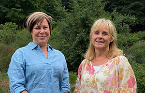 Emelie Rödström och Marja Abrahamsson