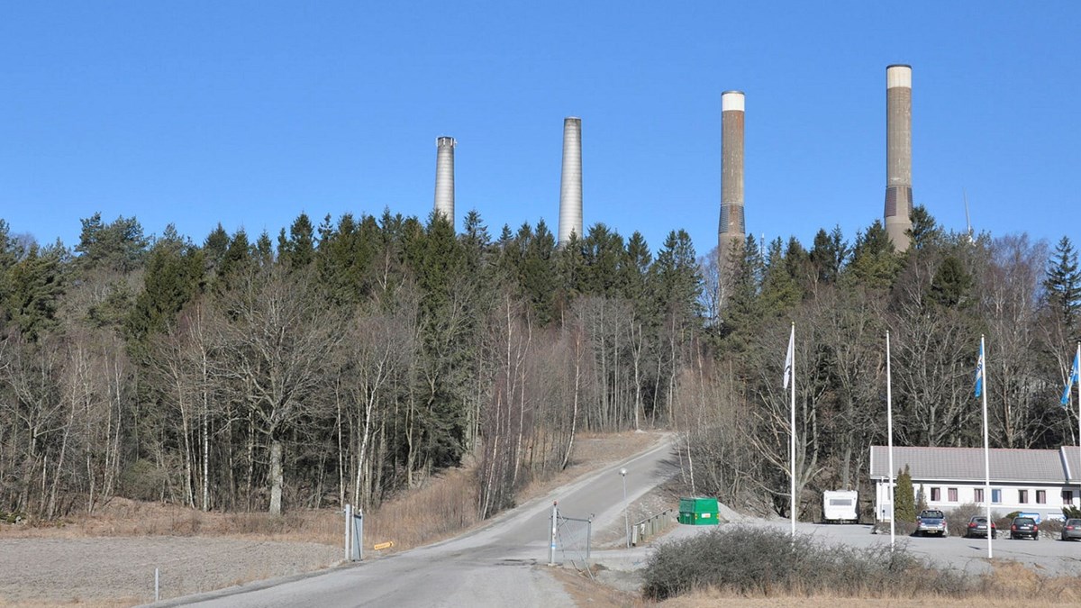 De fyra skorstenarna i Stenungsund.