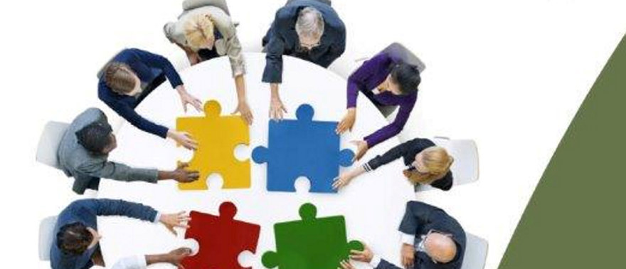 Del av omslaget på ISM-rapport 19. Hälsofrämjande och förebyggande arbetsmiljöinsatser genom nya samarbetsformer.