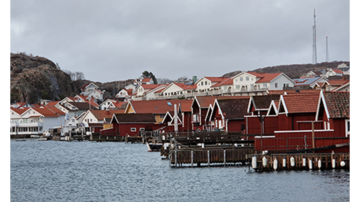 Vy över Hunnebostrand