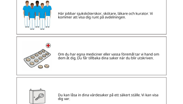 Inskrivning på psykiatrisk vårdavdelning