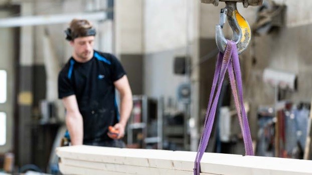 Interiör Hedareds Sand och Betong (Heda) som beviljats FoU-kort från VGR för att utveckla cementrecept.