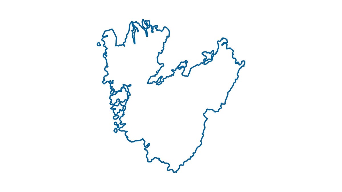 Ikon som visar karta över Västra Götalandsregionen