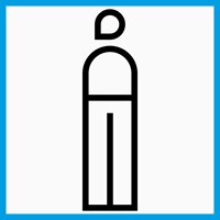 exempel på ikon som fyller utrymmet mellan toppen och botten men som har luft på sidorna