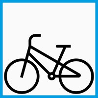 exempel på ikon som fyller ut på sidorna och är placerad i botten men luft i toppen.