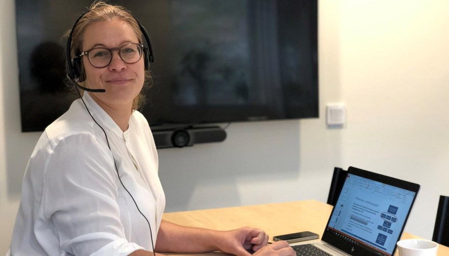 Sandra Olsson, projektledare på Innovationsplattformen