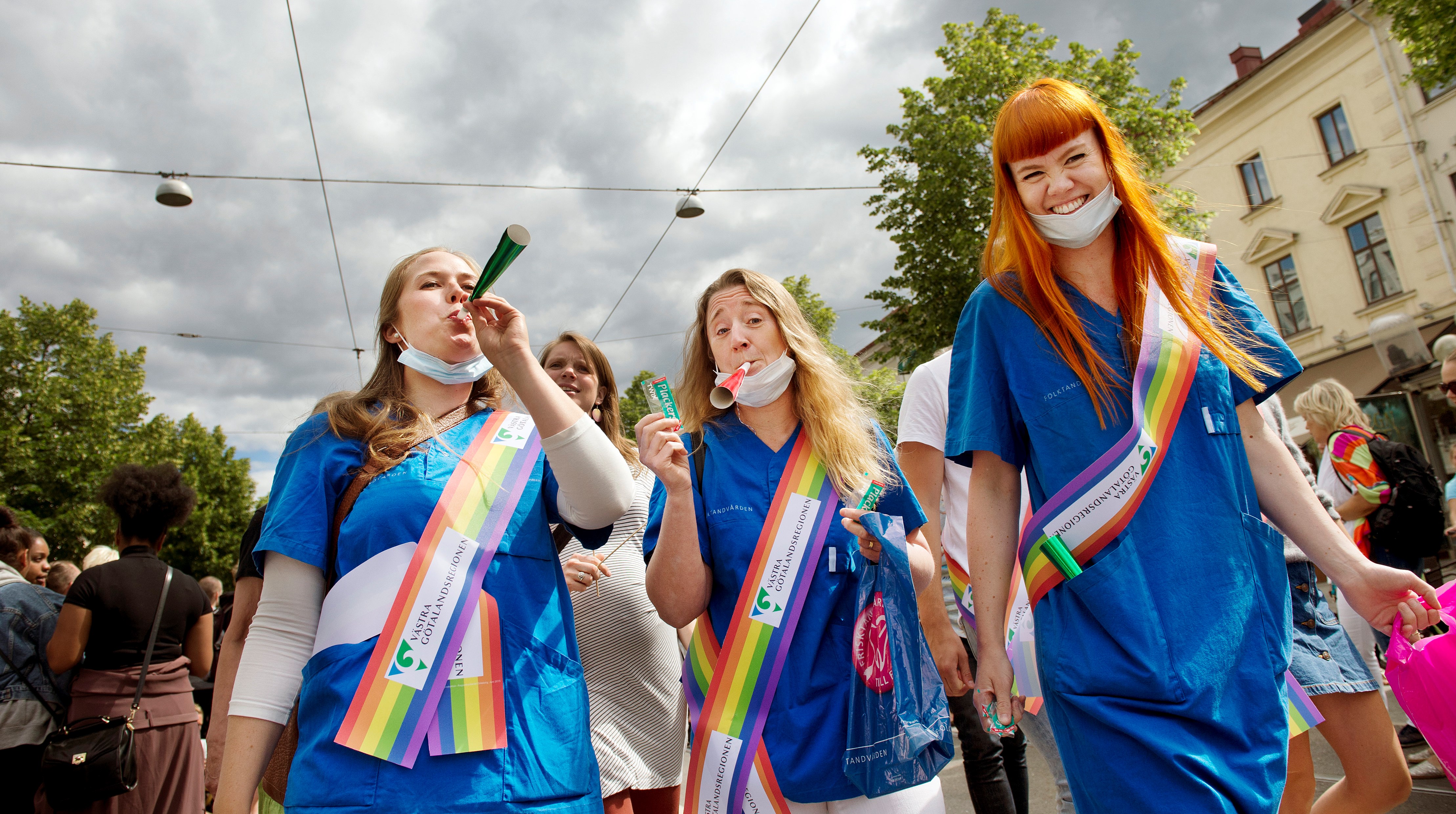 VGR deltar i West Pride paraden söndagen 12/6 2016. 