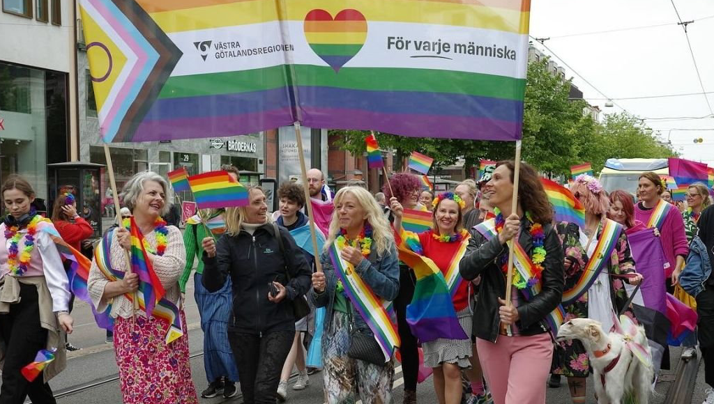 VGR-anställda deltar i West Pride 2024