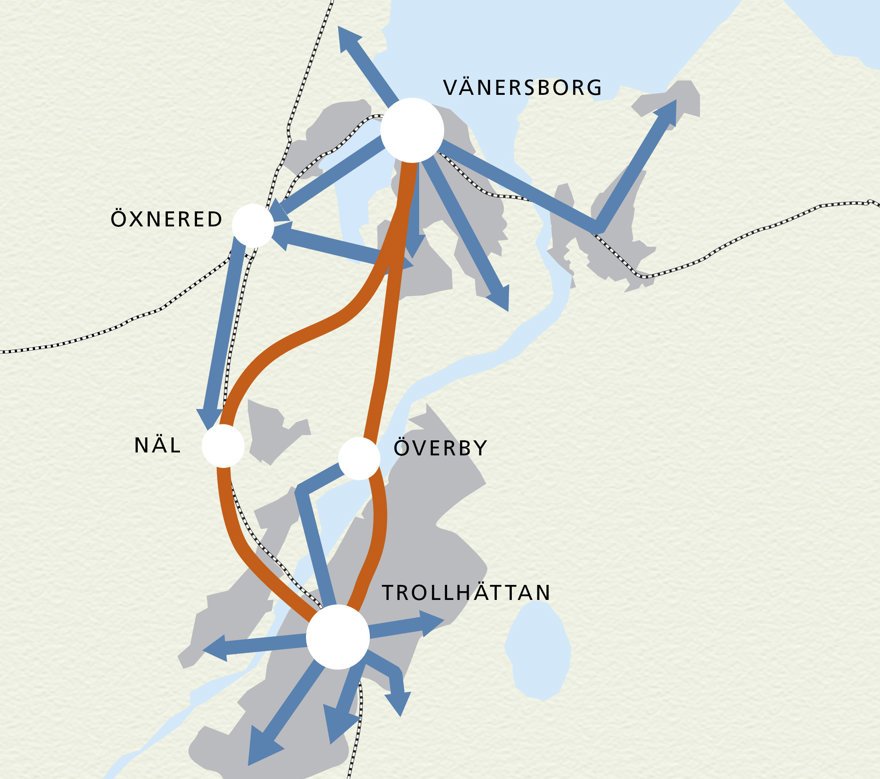 Kollektivtrafik Trollhättan Vänersborg