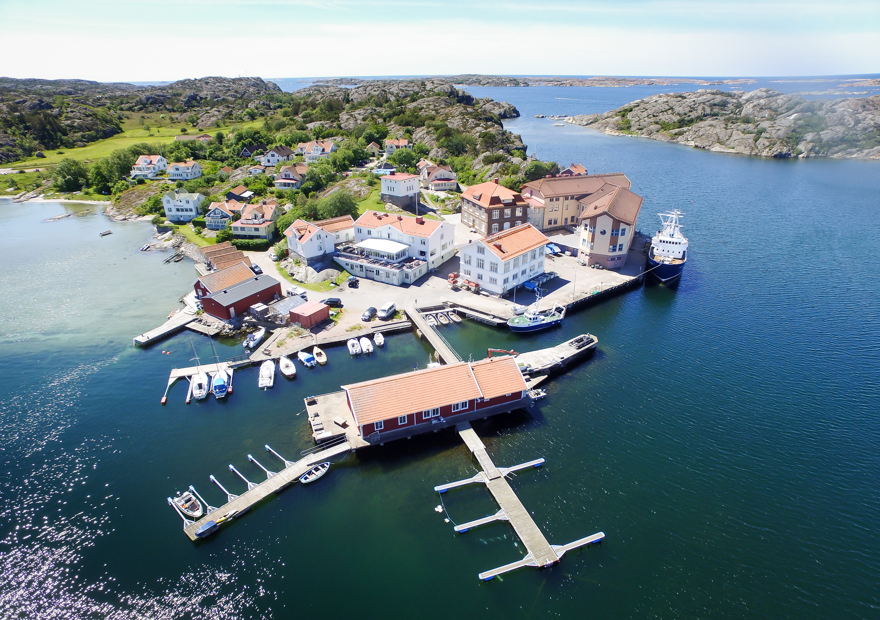 Byggnaderna på Kristineberg sett från luften