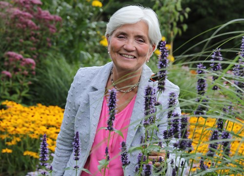 Forskare Agneta Lindegård Andersson i Botaniska Trädgården