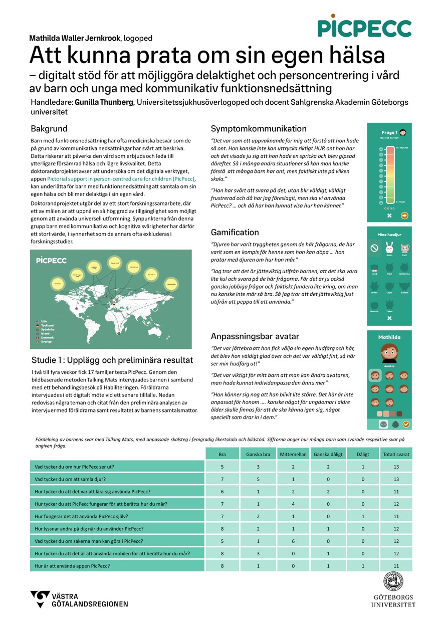 Poster vars innehåll finns i textform på webbsidan. Bilder ur systemet, olika illustrationer på grön bakgrund.