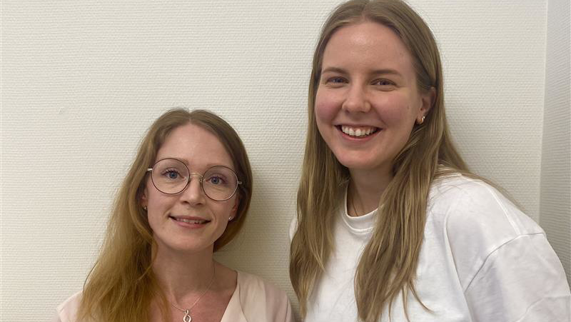 Elin Mellgren och Fia Teijonsalo.