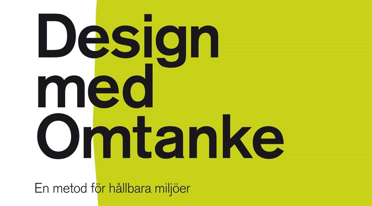 Omslag boken Design med omtanke