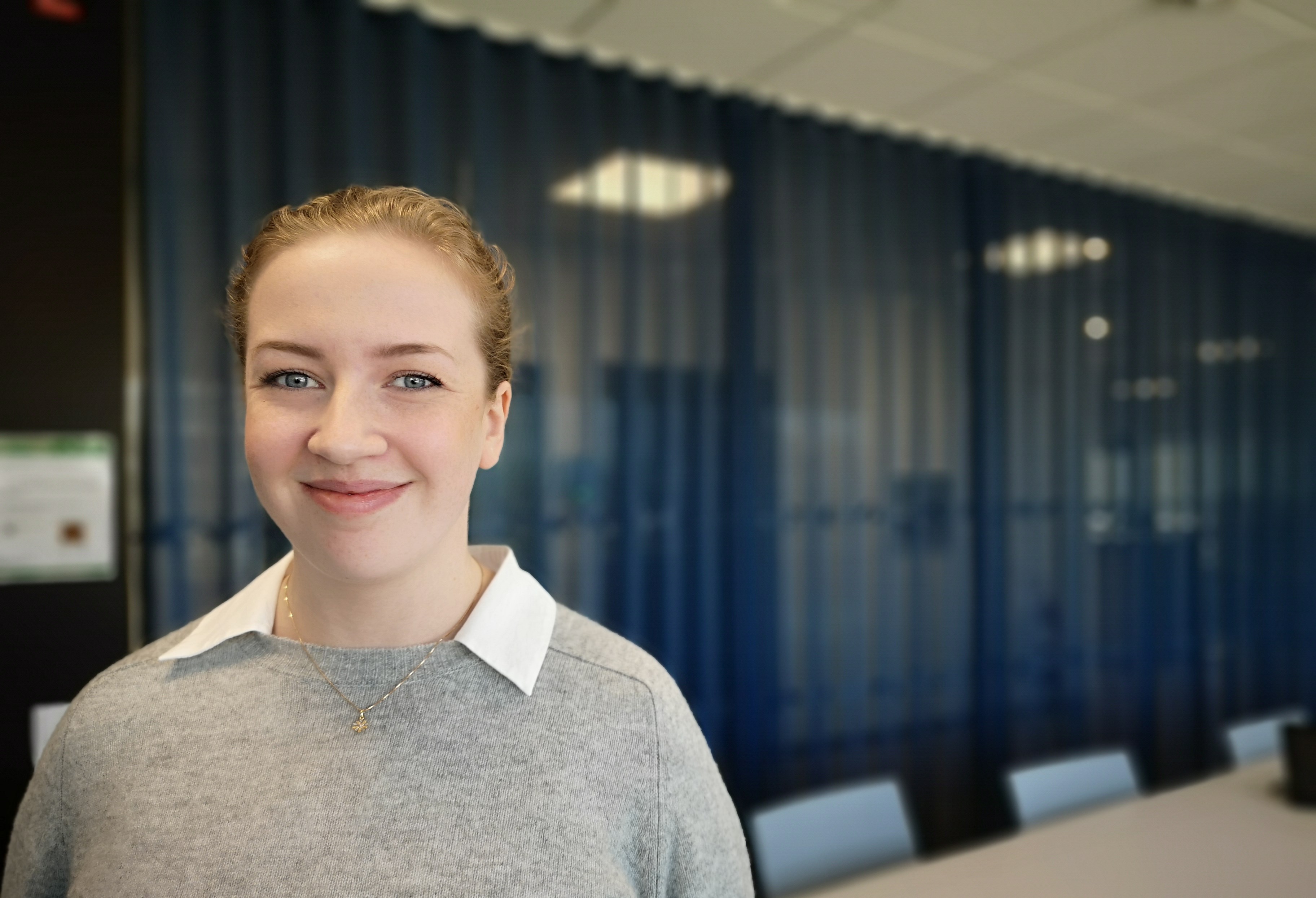 Studentmedarbetare på Västfastigheter, bild används endast för PILAs material.