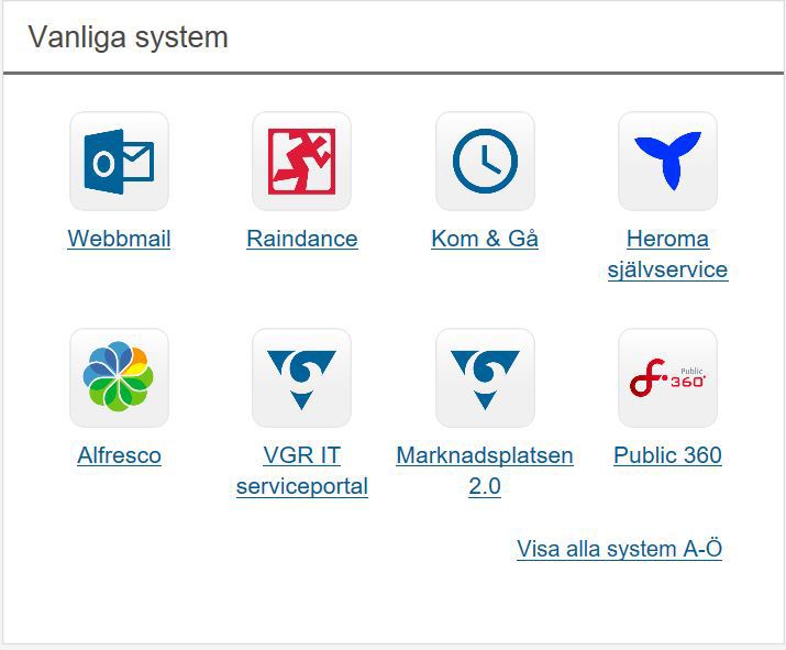 skärmklipp av blocket vanliga system
