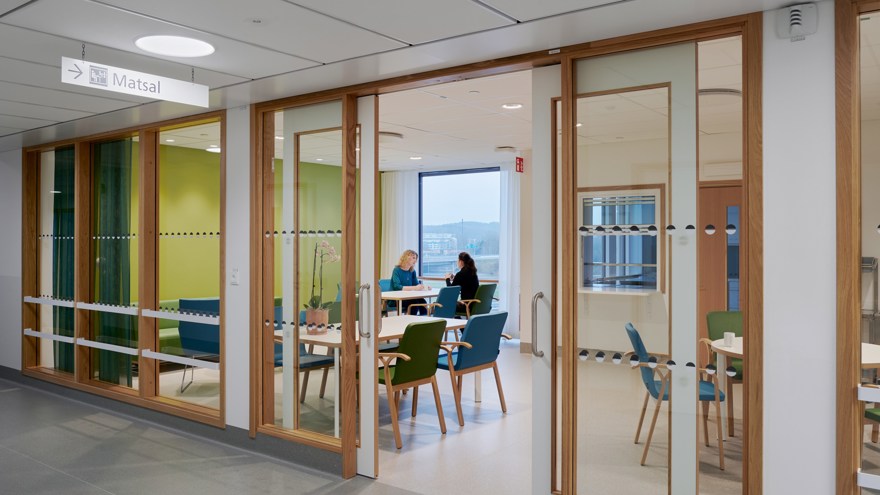 Patientmatsal på vårdavdelning