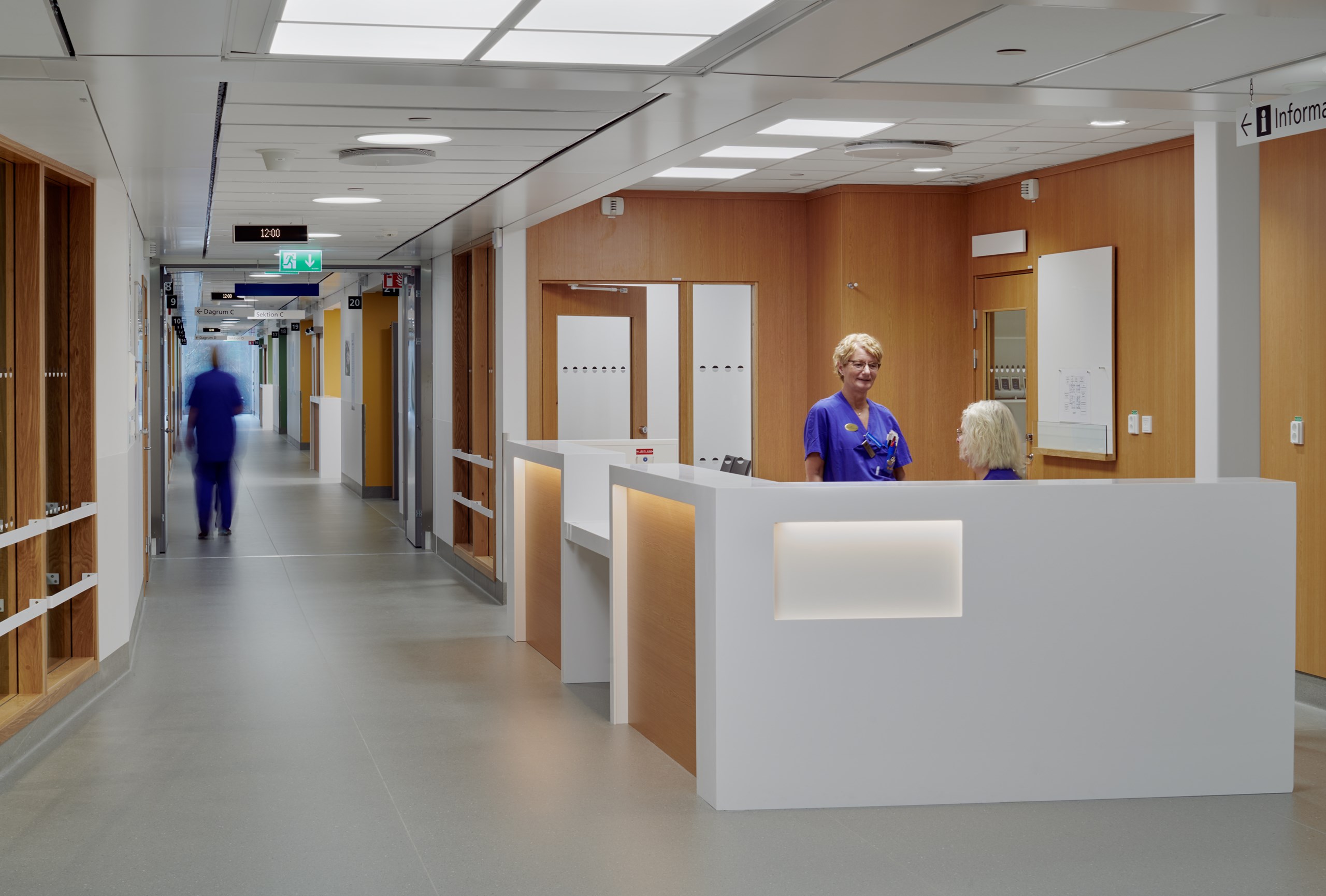 Avdelningsstation på vårdavdelning