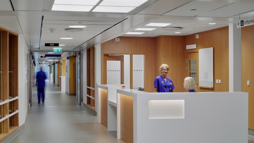 Avdelningsstation på vårdavdelning