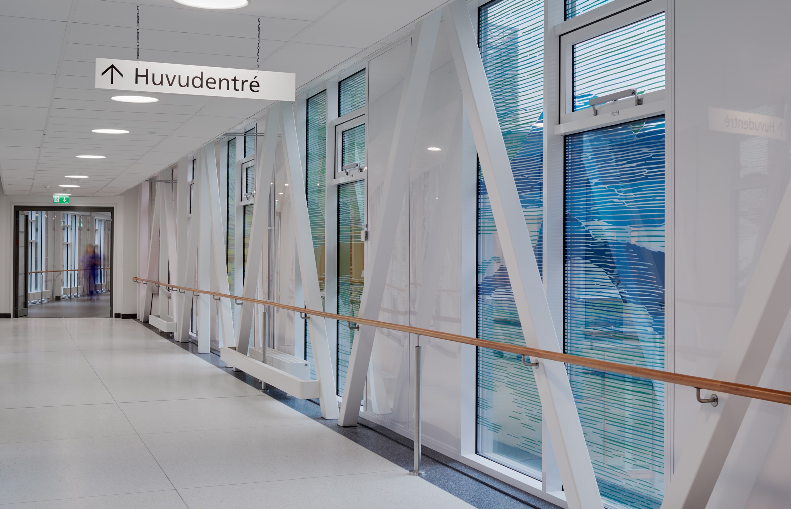 Interiör från en förbindelsegång