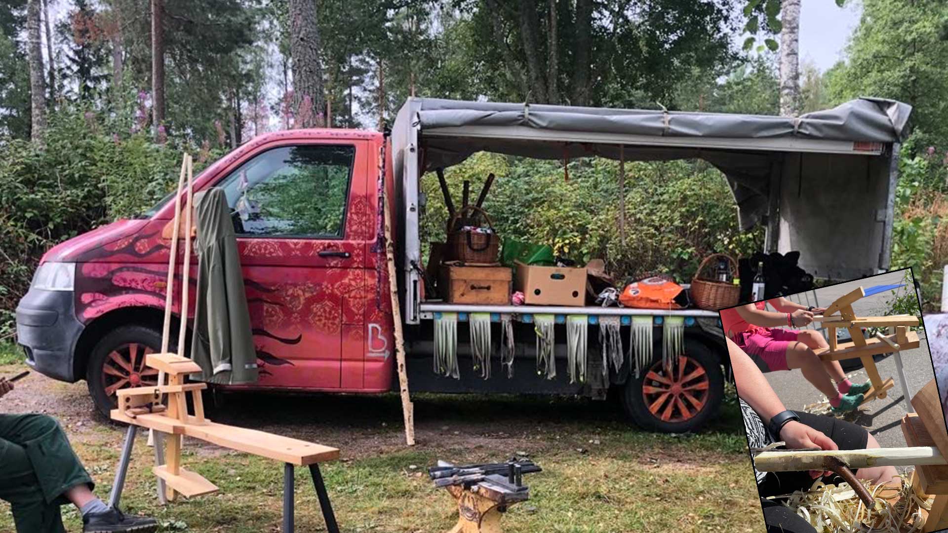 ParaCraft - mobil slöjdverkstad. Kulturkatalogen Väst, artikelserie.