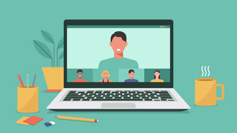 personer på en skärm