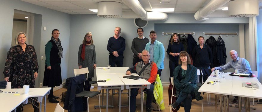 Bild över några av Trafikledningens deltagare.