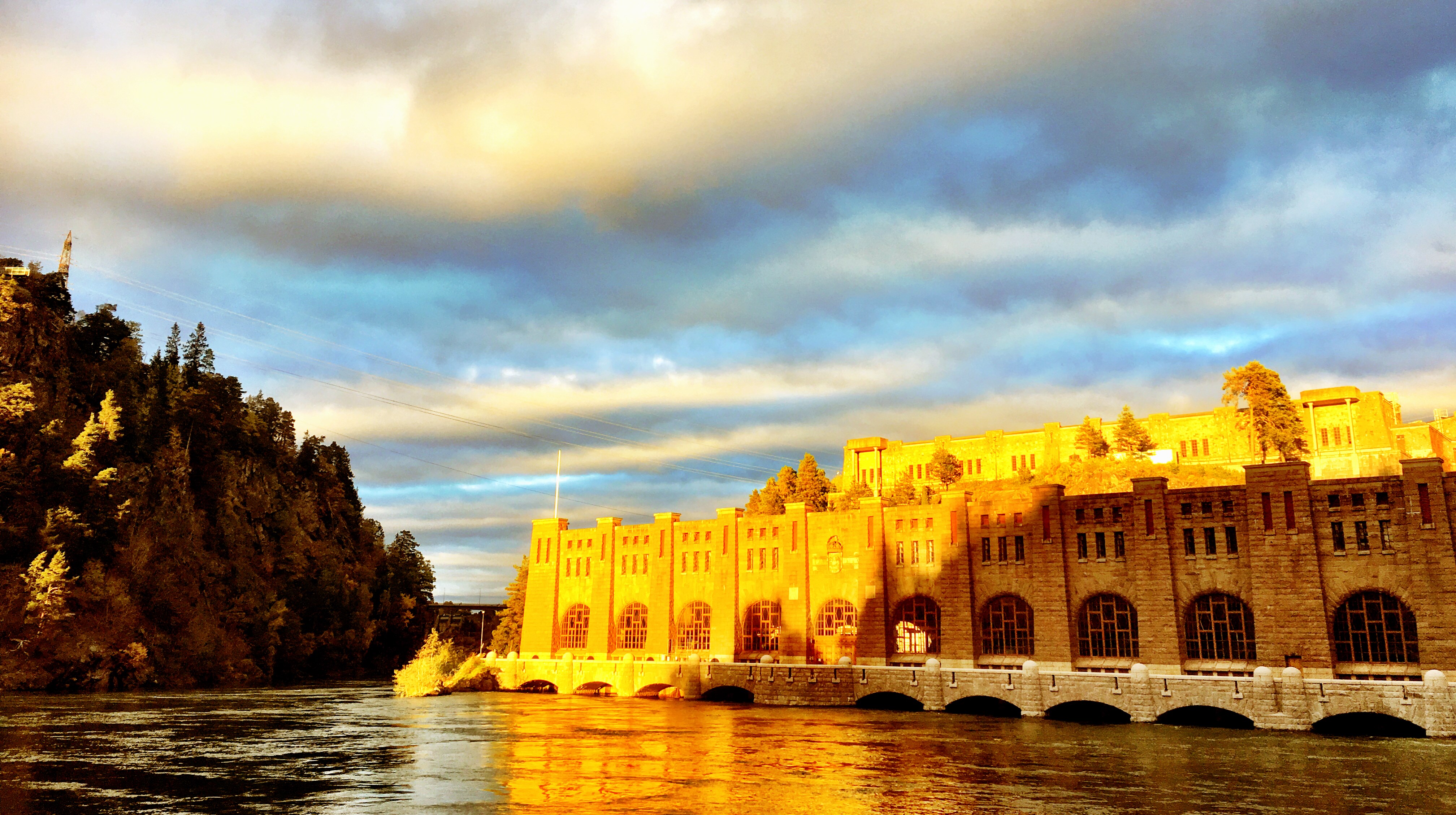 Olidan kraftstation i Trollhättan.