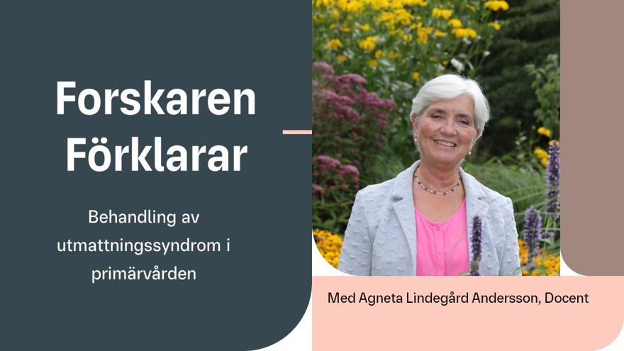 Agneta Lindegård i Botaniska trädgården