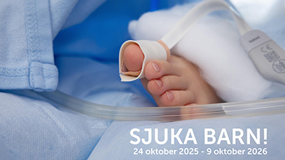 barns tå med mätinstrument ifrån sjukhus