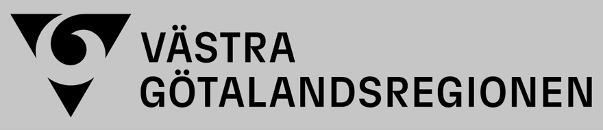 VGR logotyp i en grå block