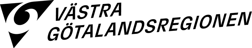 VGR logotyp som är sned och skev