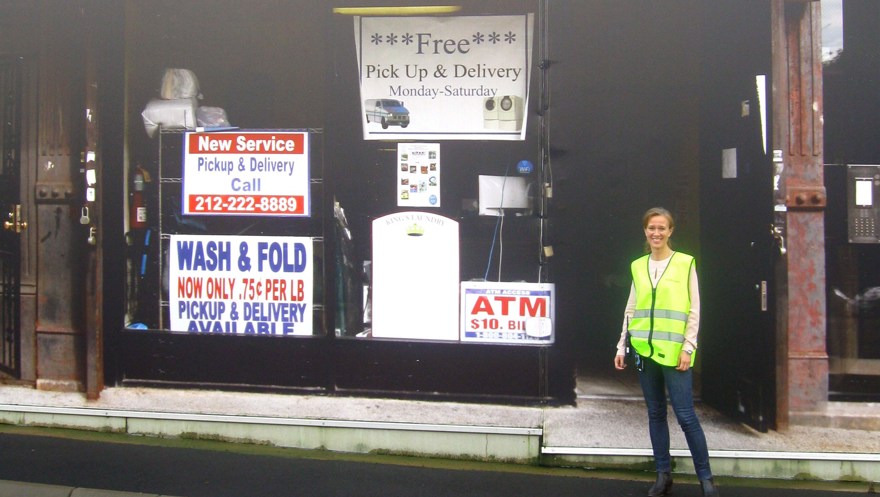 Monica i testmiljön hos AstaZero.