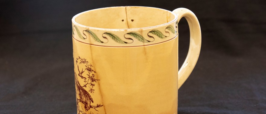 Gult stop från 1800-talet.