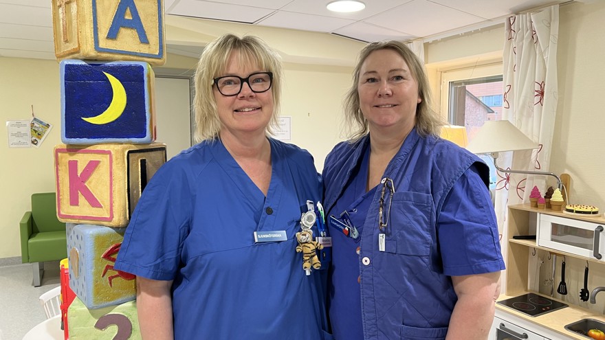 Barnsjuksköterskor vid SkaS Lidköping