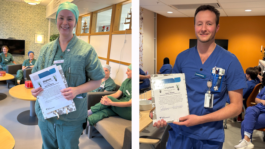 Sofie Nordberg och Oskar Münter